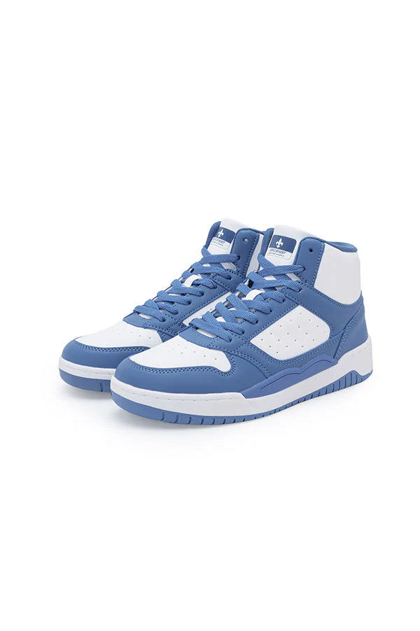 Men's Blue High-Top Sneakers - Image 5