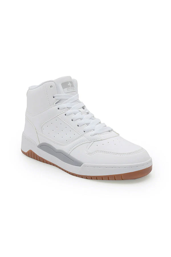 Men's White High-Top Sneakers - Image 2