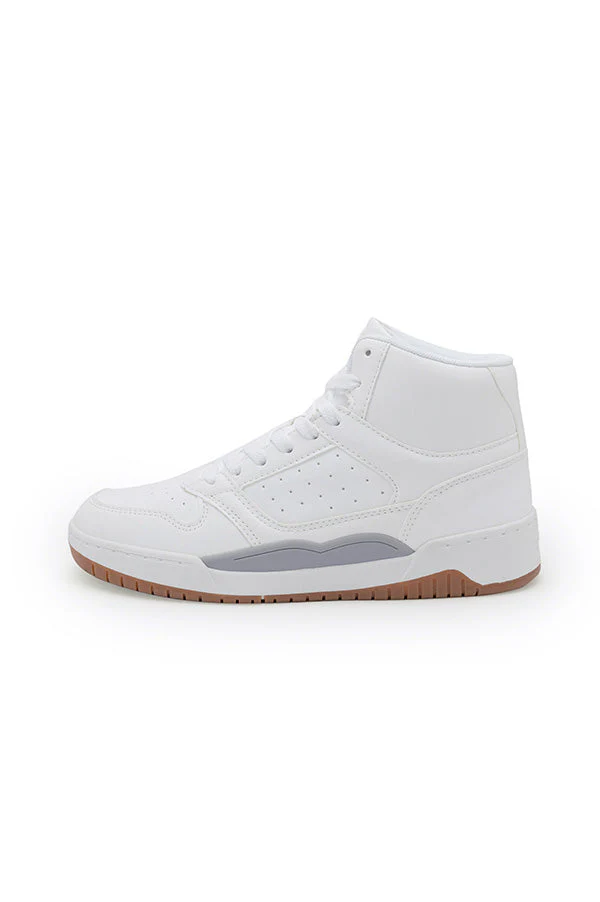 Men's White High-Top Sneakers - Image 4