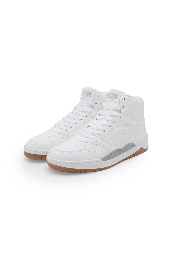 Men's White High-Top Sneakers - Image 5
