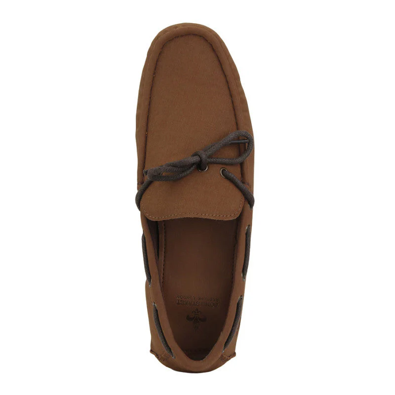 Men Tan Boat Shoes - Image 7