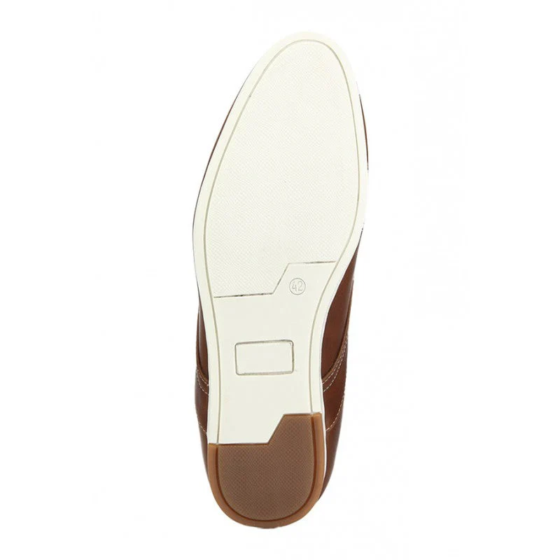 Men Tan Derby Shoes - Image 8