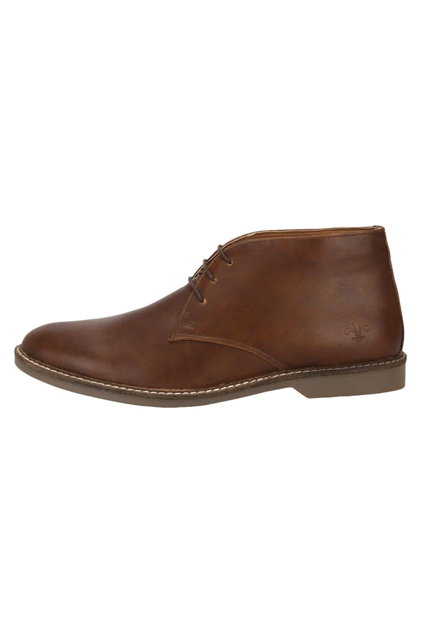 Men Tan Derby Shoes - Image 4