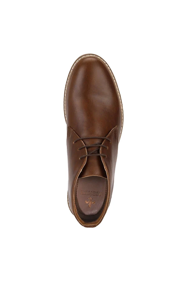 Men Tan Derby Shoes - Image 7