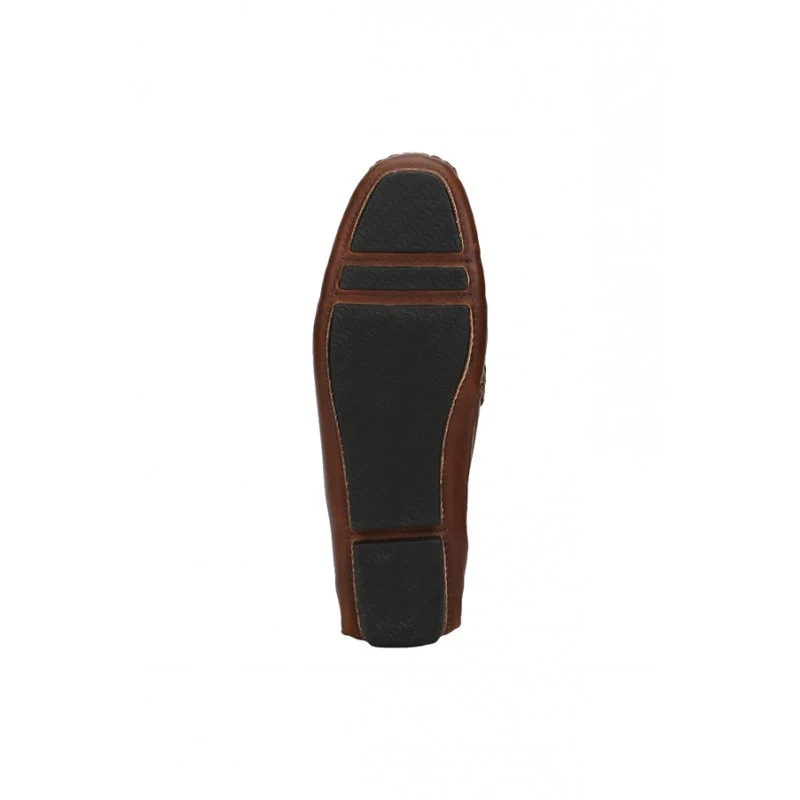 Men Tan Driving Shoes - Image 6