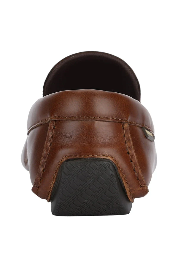 Men Tan Driving Shoes - Image 7
