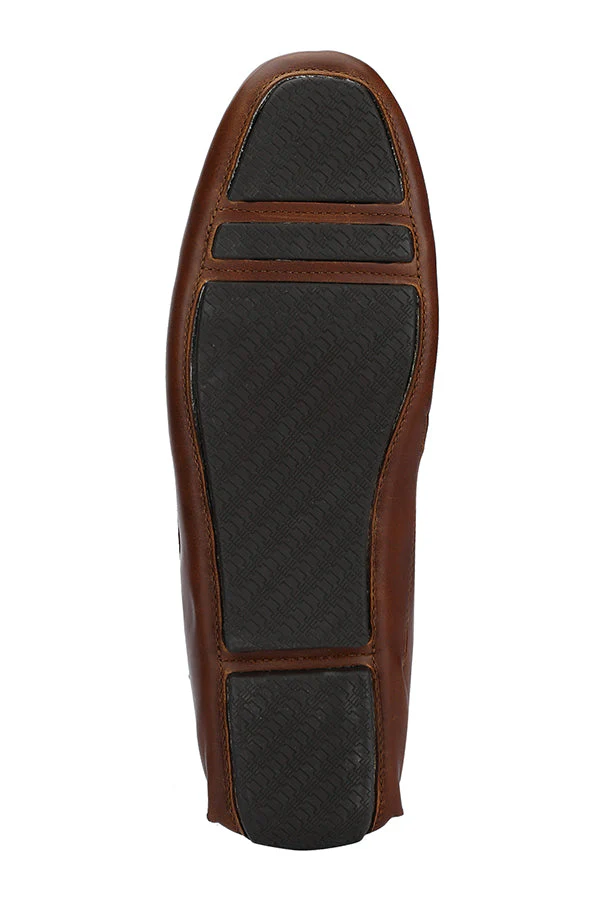 Men Tan Loafers - Image 8