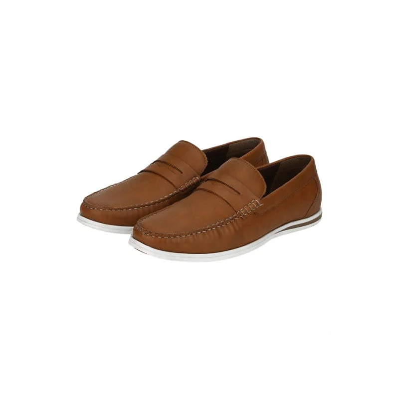 Men Tan Sneakers - Image 4