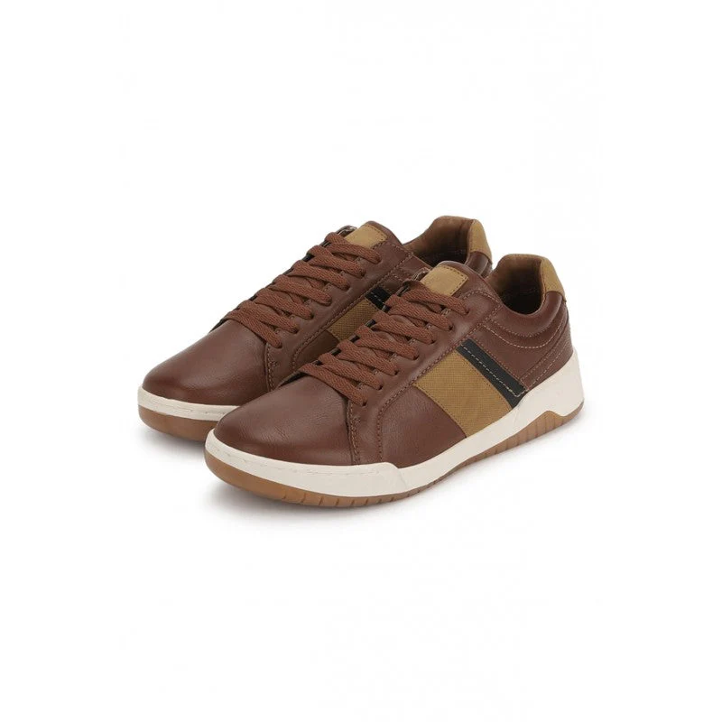 Men Tan Sneakers - Image 4