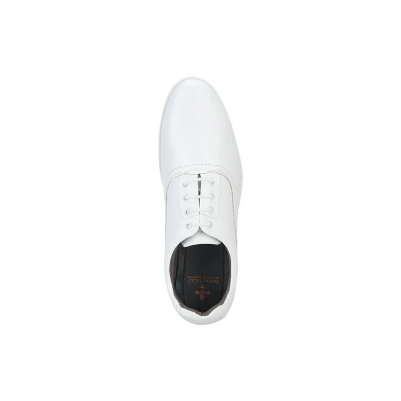 Men White Derby Shoes - Image 5