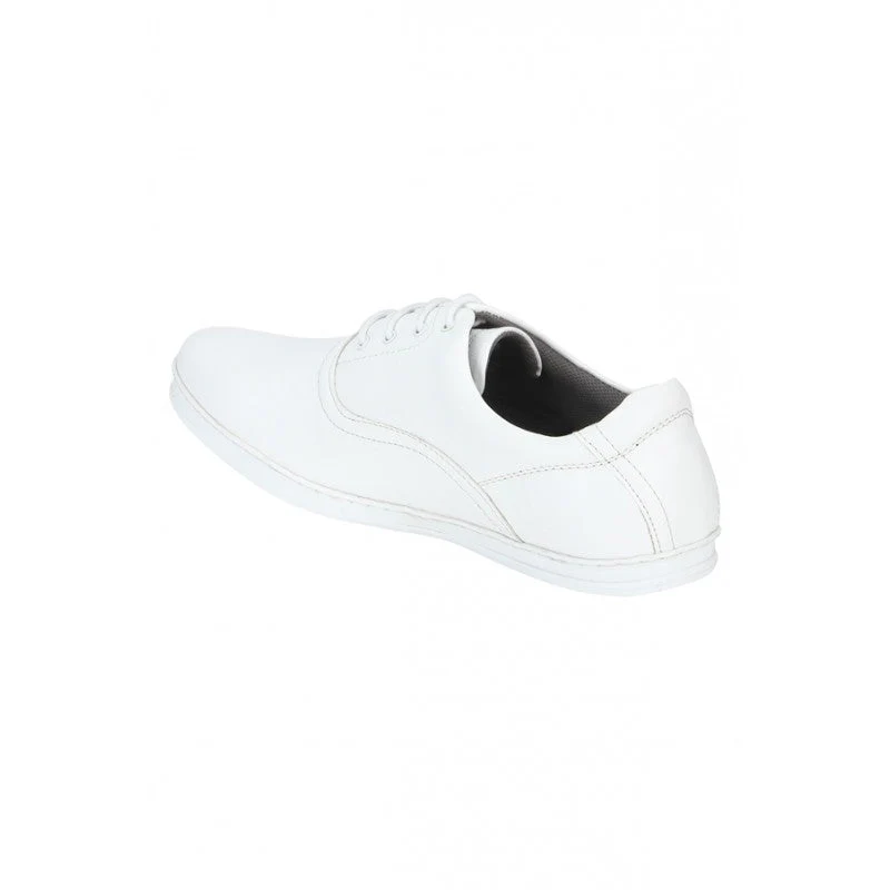 Men White Derby Shoes - Image 8