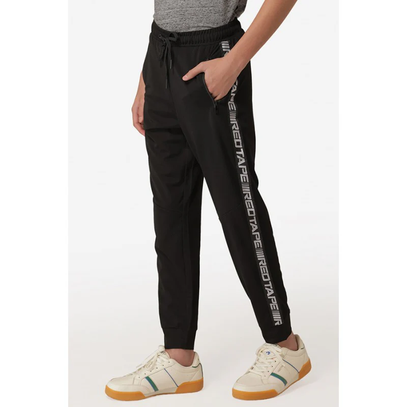 Boy's Black Joggers - Image 2
