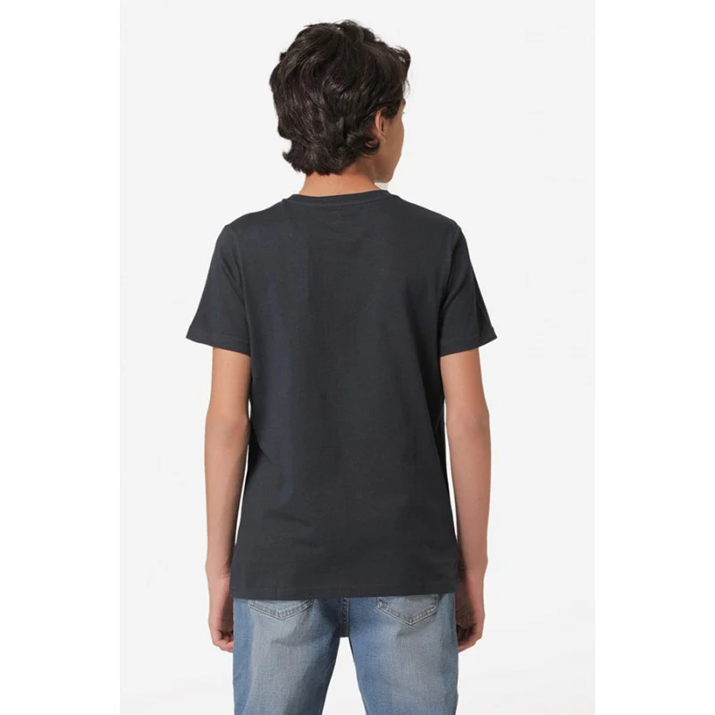 Boy's Midnight blue Round Neck T-Shirt - Image 3