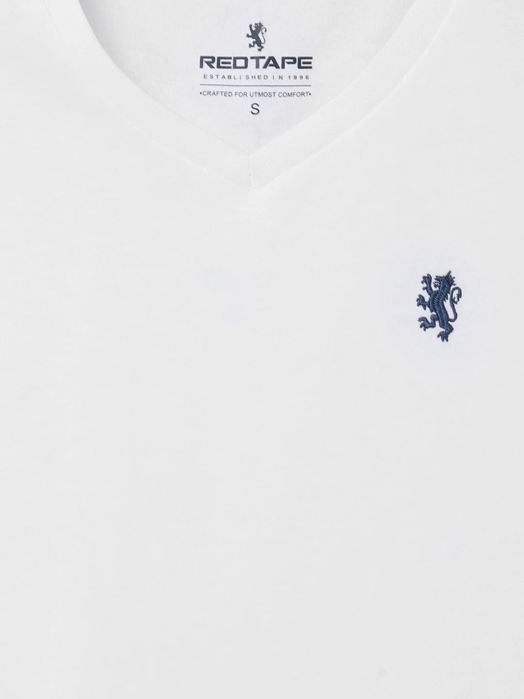 Boys White Solid Pure Cotton T-Shirt - Image 3
