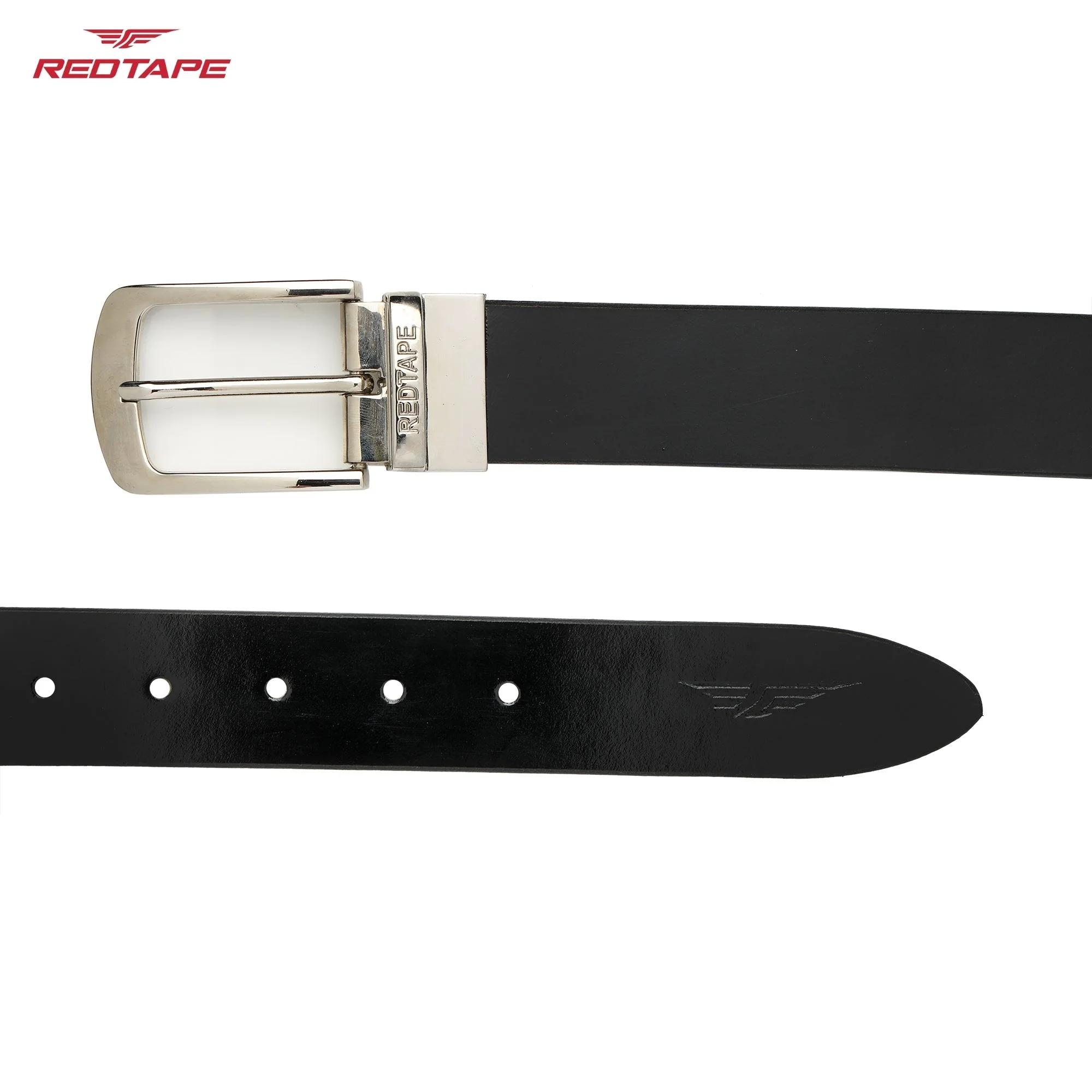Brown & Black Genuine Leather Belt for Men - Image 5