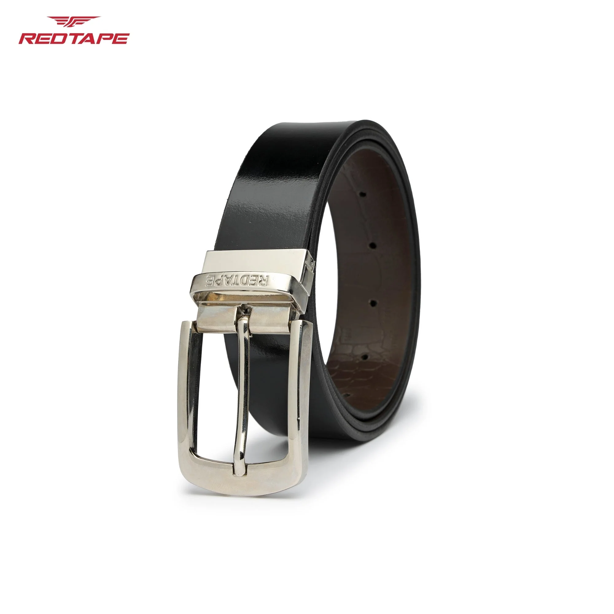 Brown & Black Genuine Leather Belt for Men - Image 7