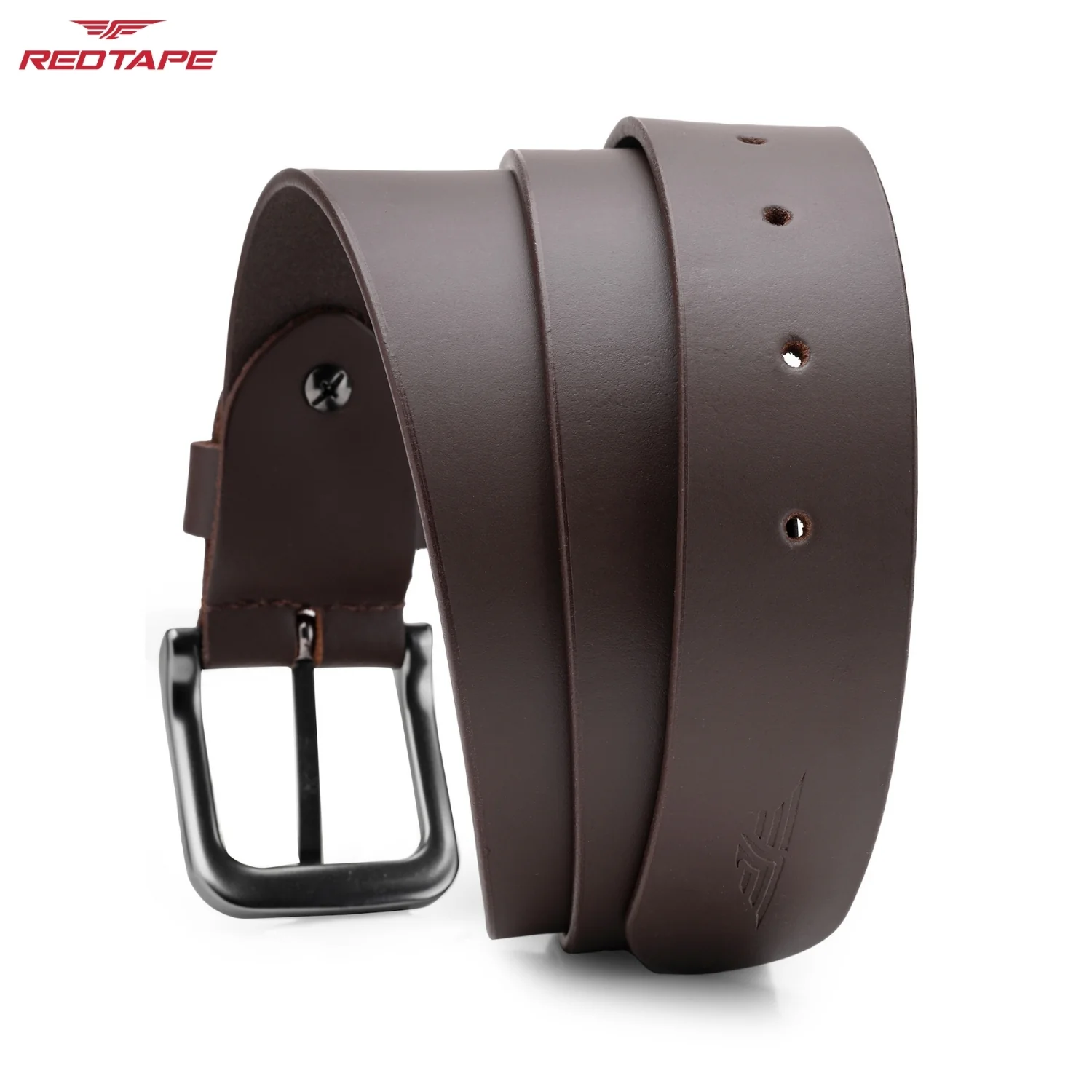 Brown Formal Leather Belt for Men - Image 4
