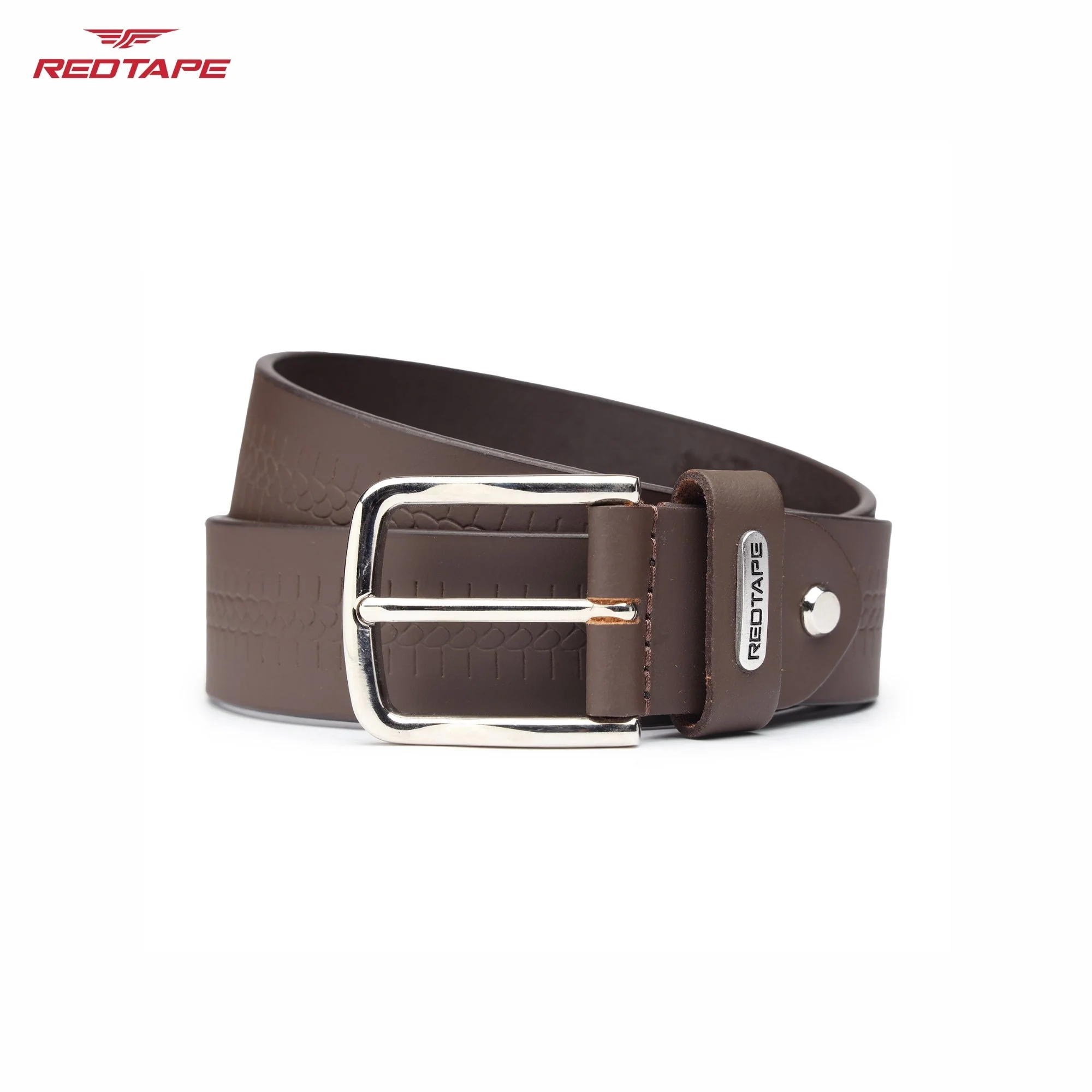 Brown Genuine Leather Belt for Men - Image 4