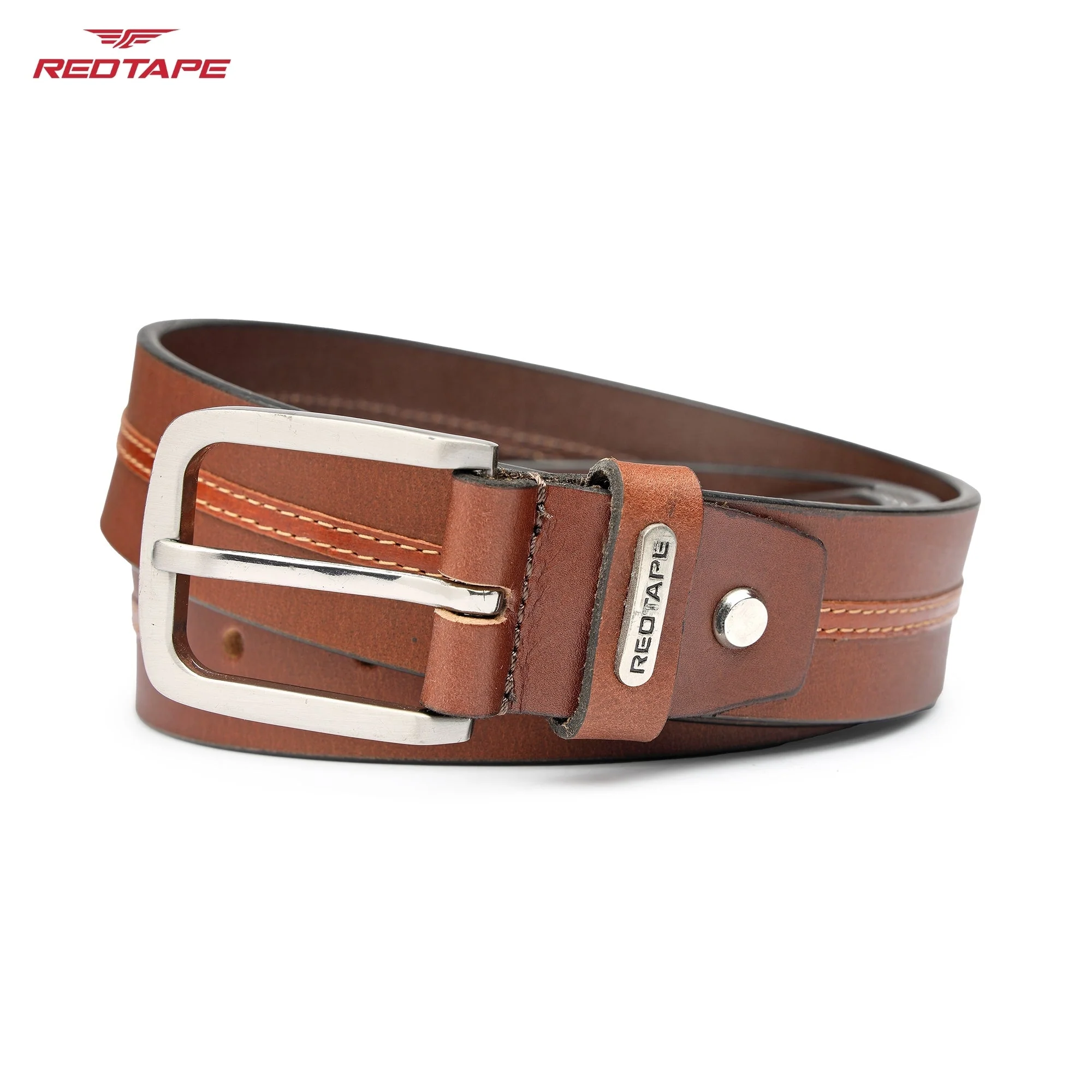 Brown Genuine Leather Belt for Men - Image 4