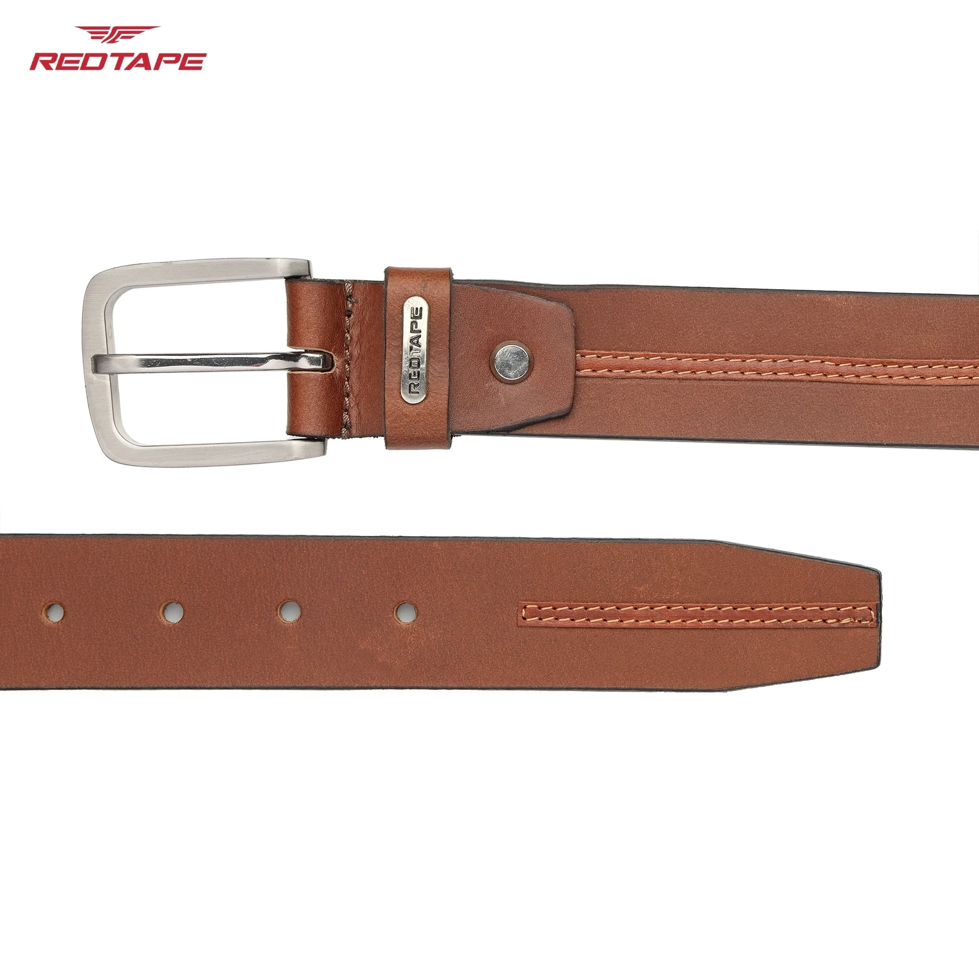 Brown Genuine Leather Belt for Men - Image 5