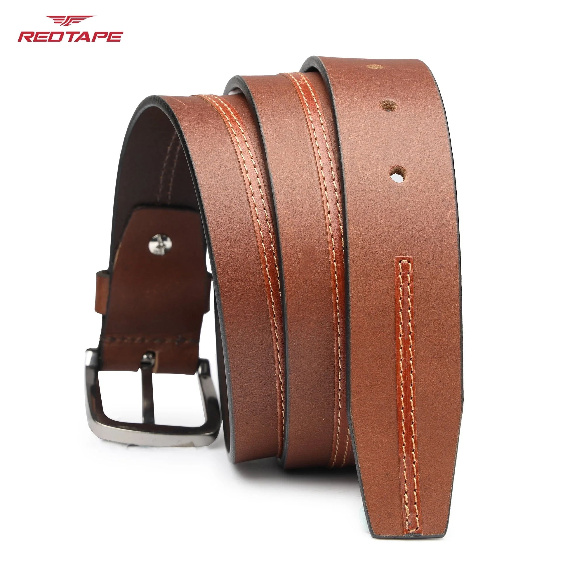 Brown Genuine Leather Belt for Men - Image 7