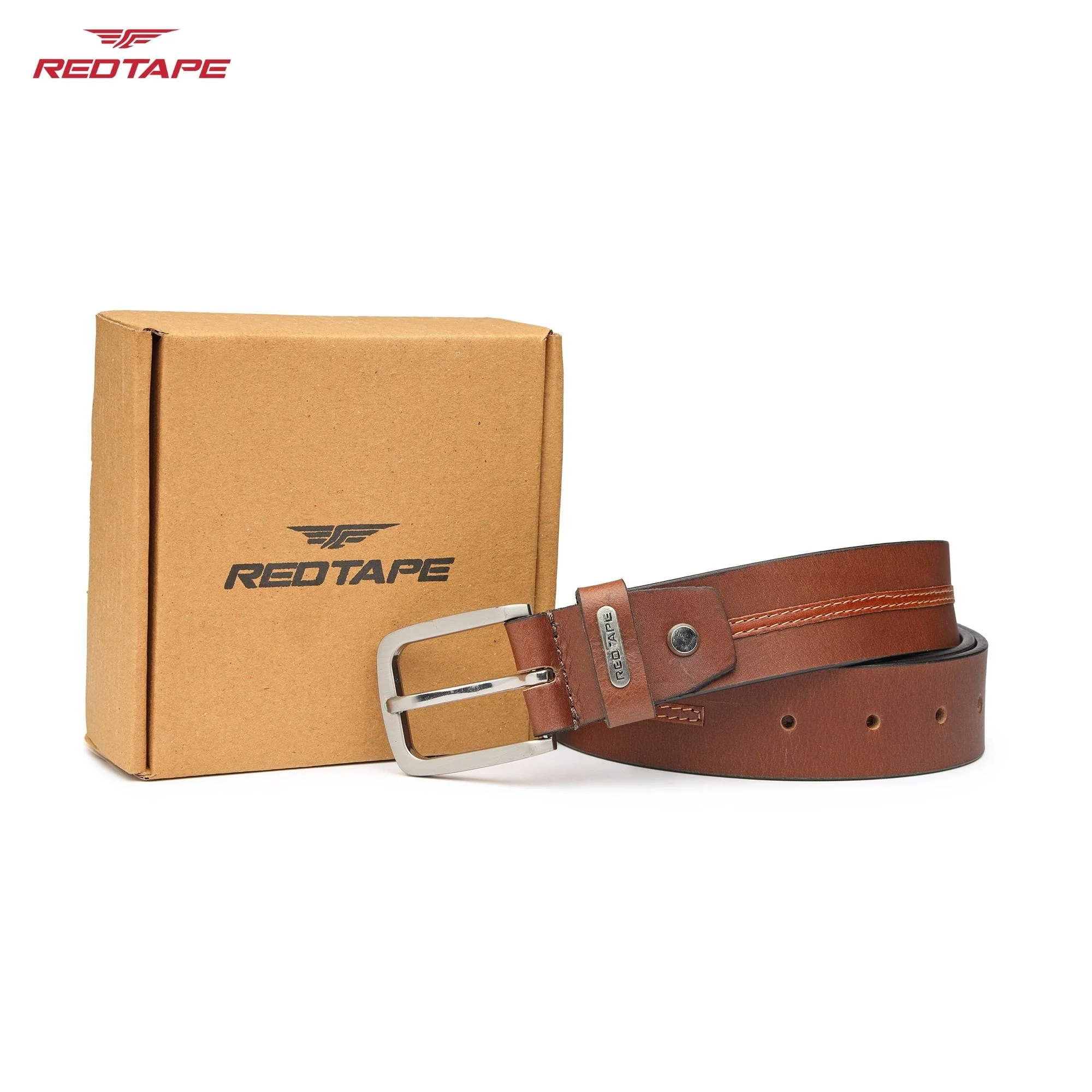 Brown Genuine Leather Belt for Men - Image 8