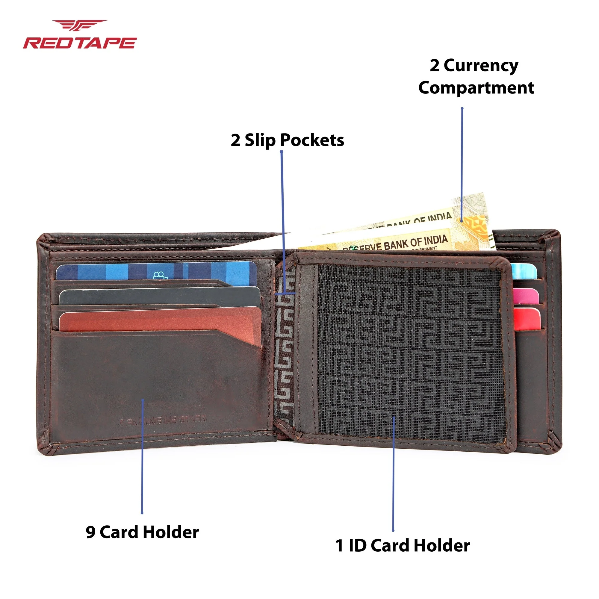 Brown Men's Leather Wallet - Image 5