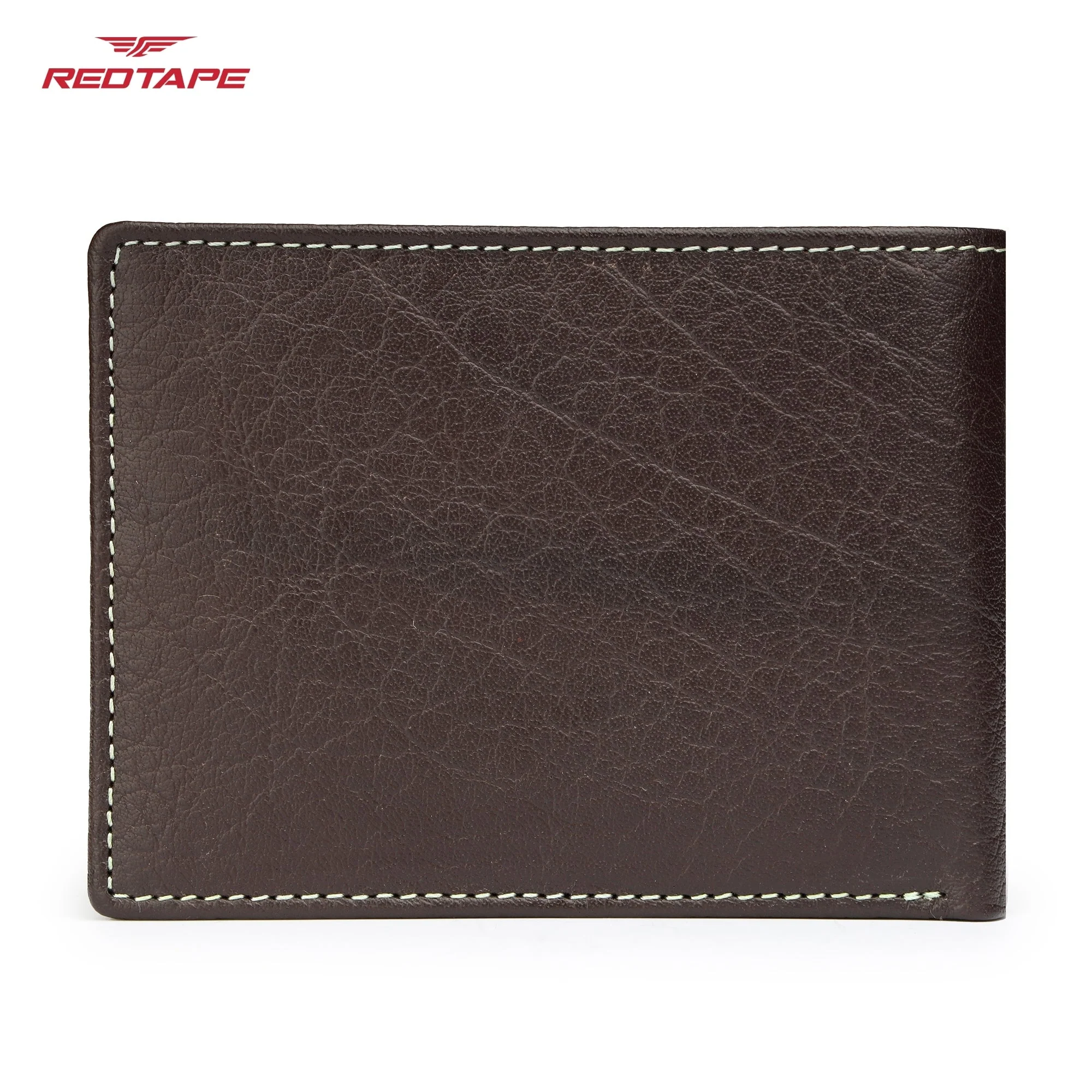 Brown Toupe Genuine Leather RFID Wallet for Men - Image 7