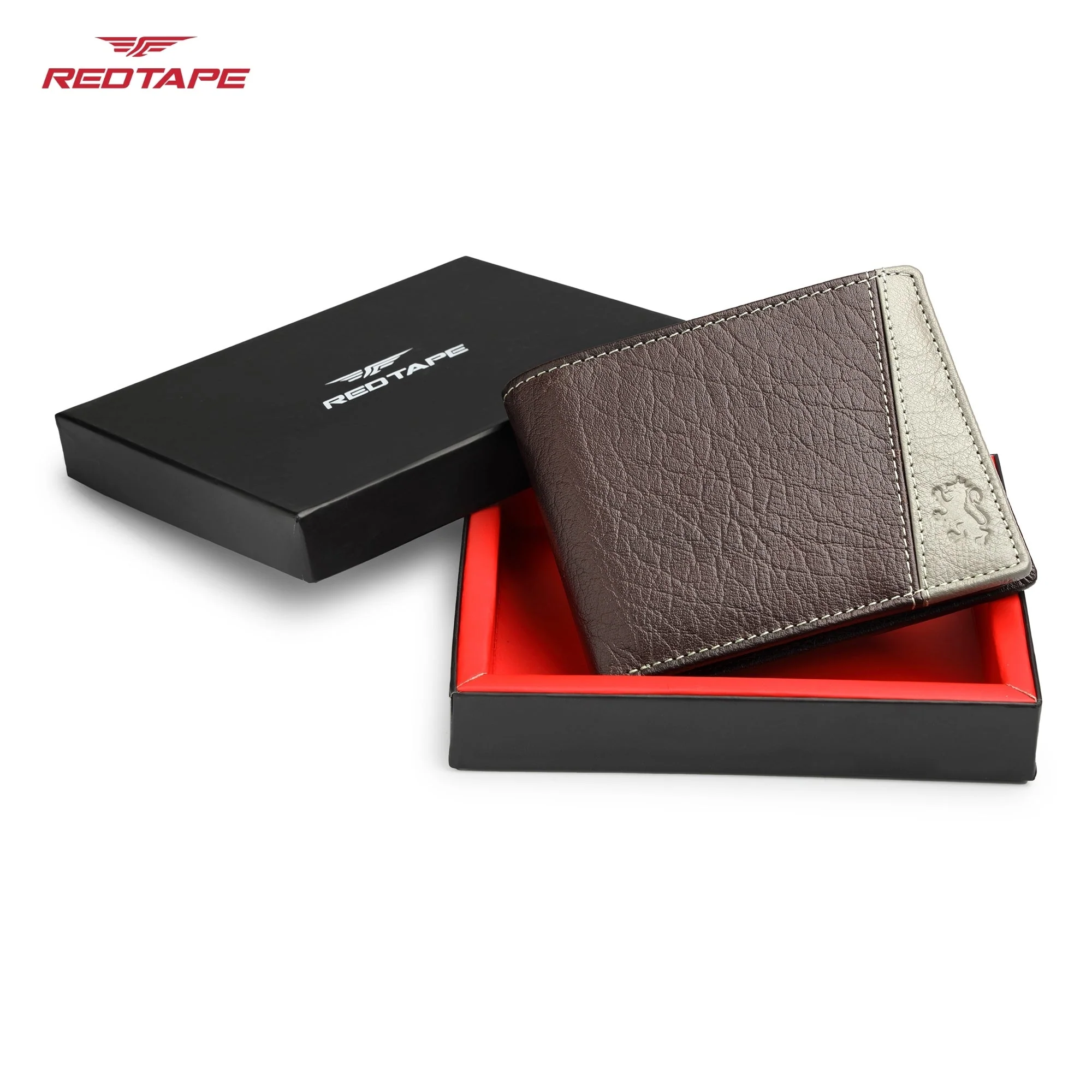 Brown Toupe Genuine Leather RFID Wallet for Men - Image 8