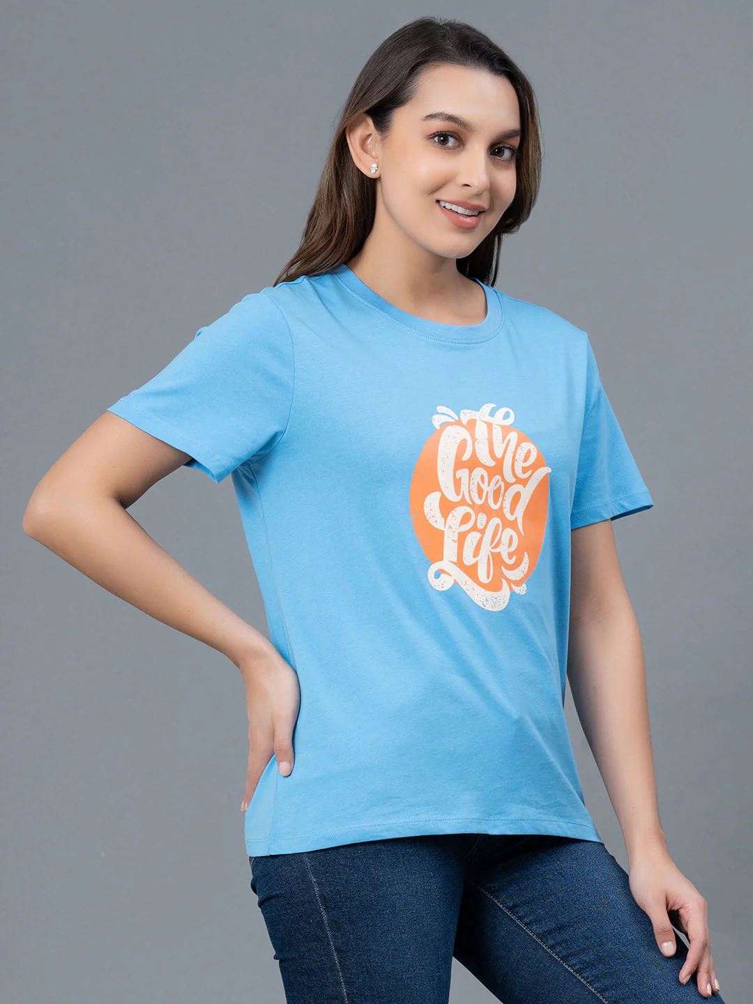Casual Cotton T-Shirt for Women - Image 2