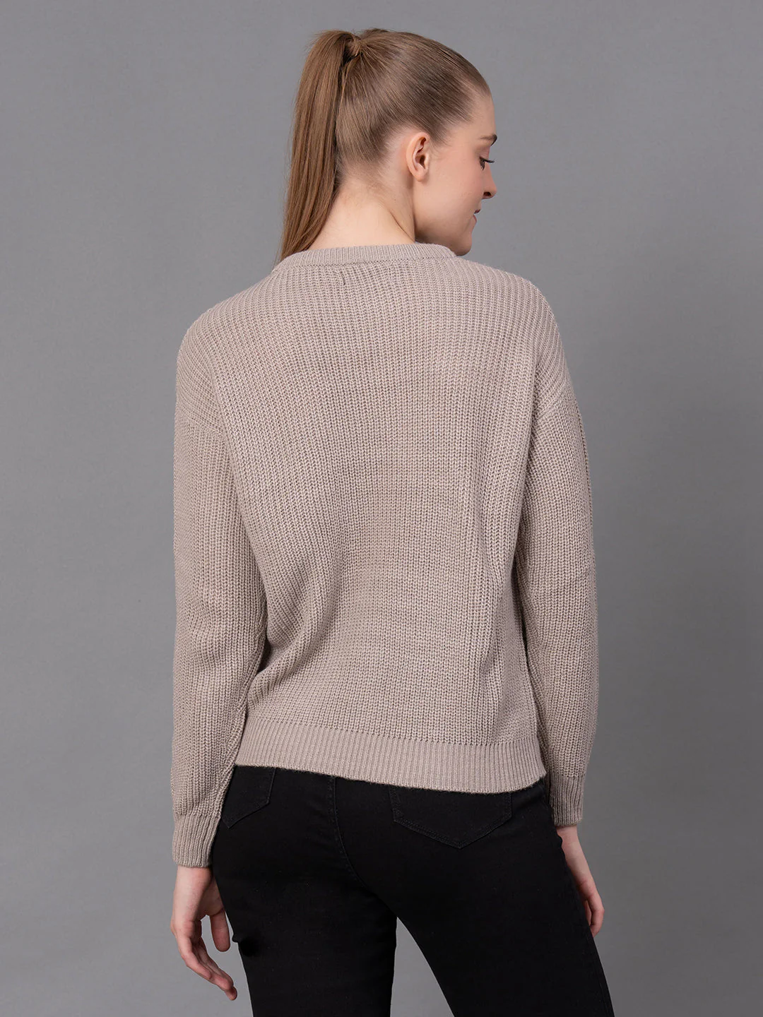 Casual Drop Sleeve Sweater for Women - Image 3