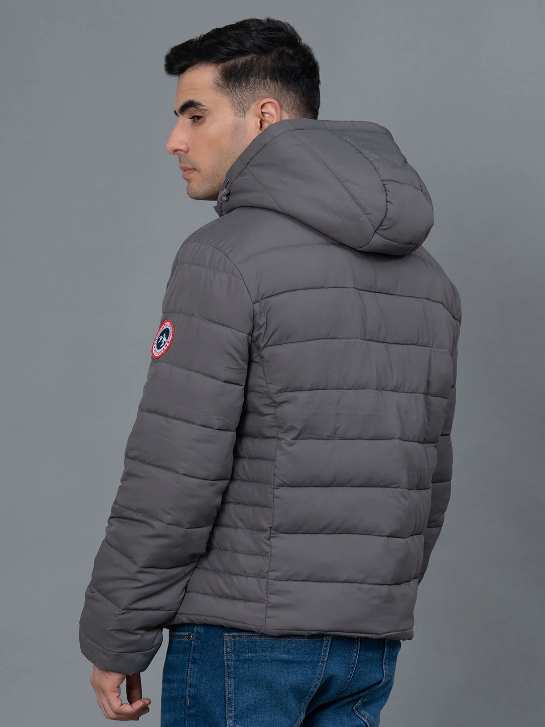 Casual Padded Jacket with Hood for Men - Image 3