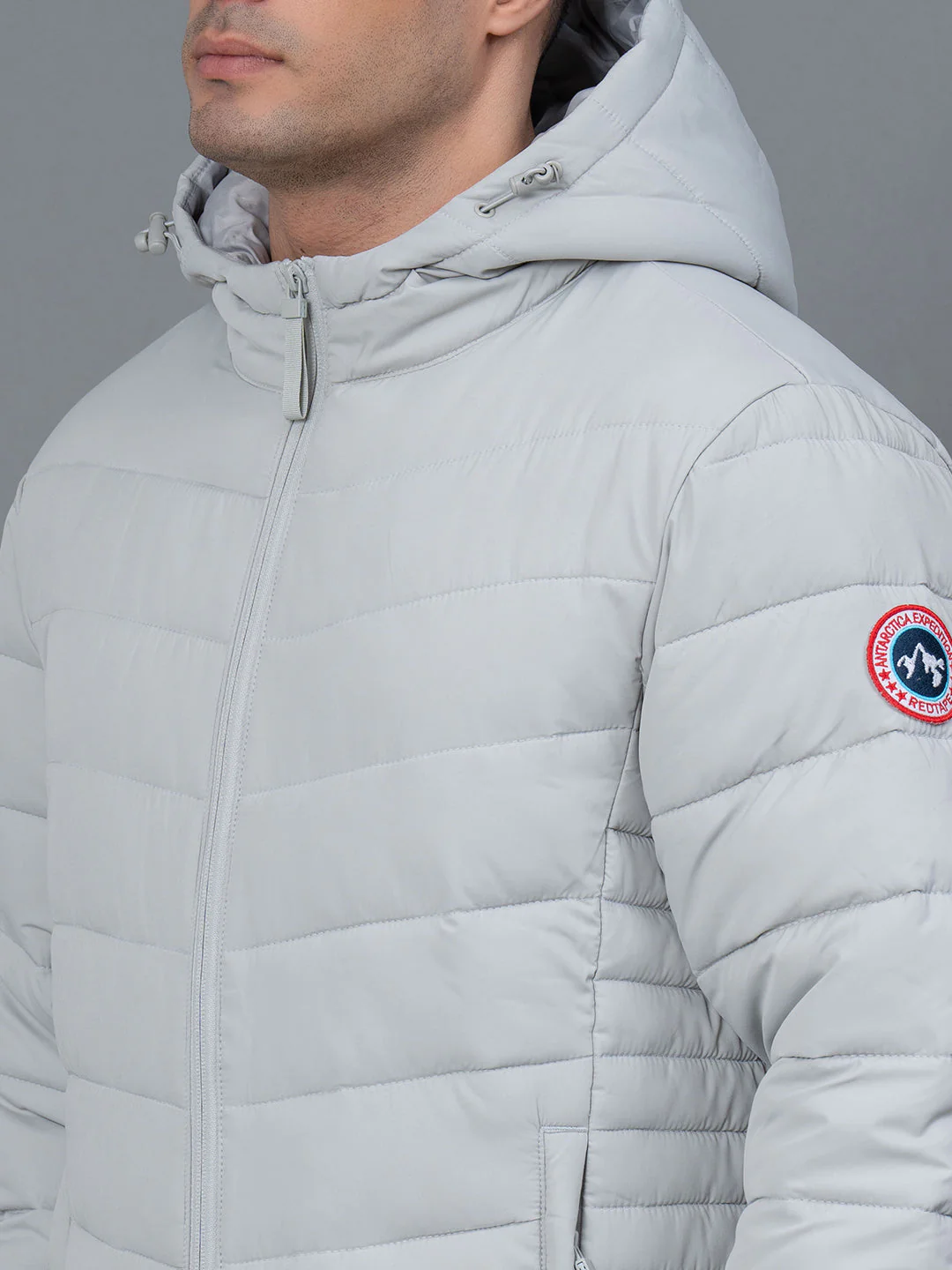 Casual Padded Jacket with Hood for Men - Image 4