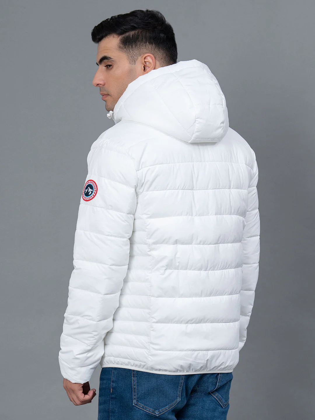 Casual Padded Jacket with Hood for Men - Image 3