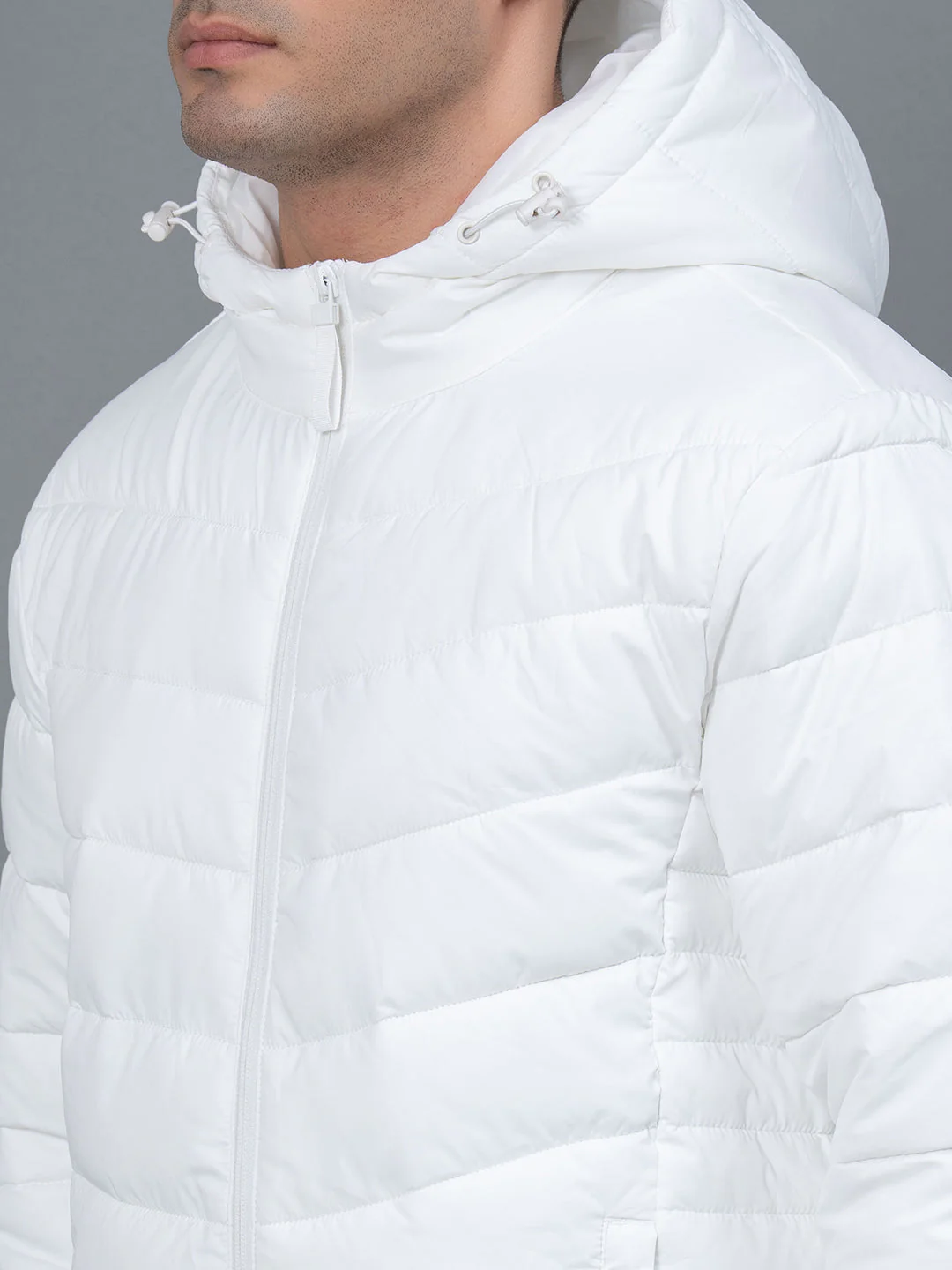 Casual Padded Jacket with Hood for Men - Image 4