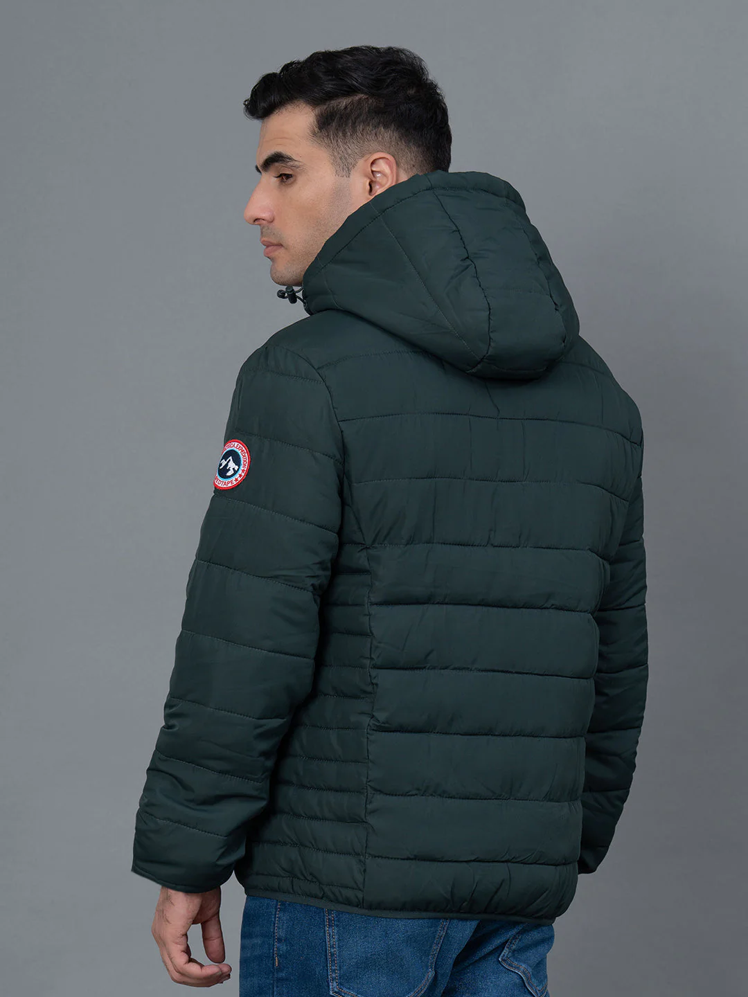 Casual Padded Jacket with Hood for Men - Image 3