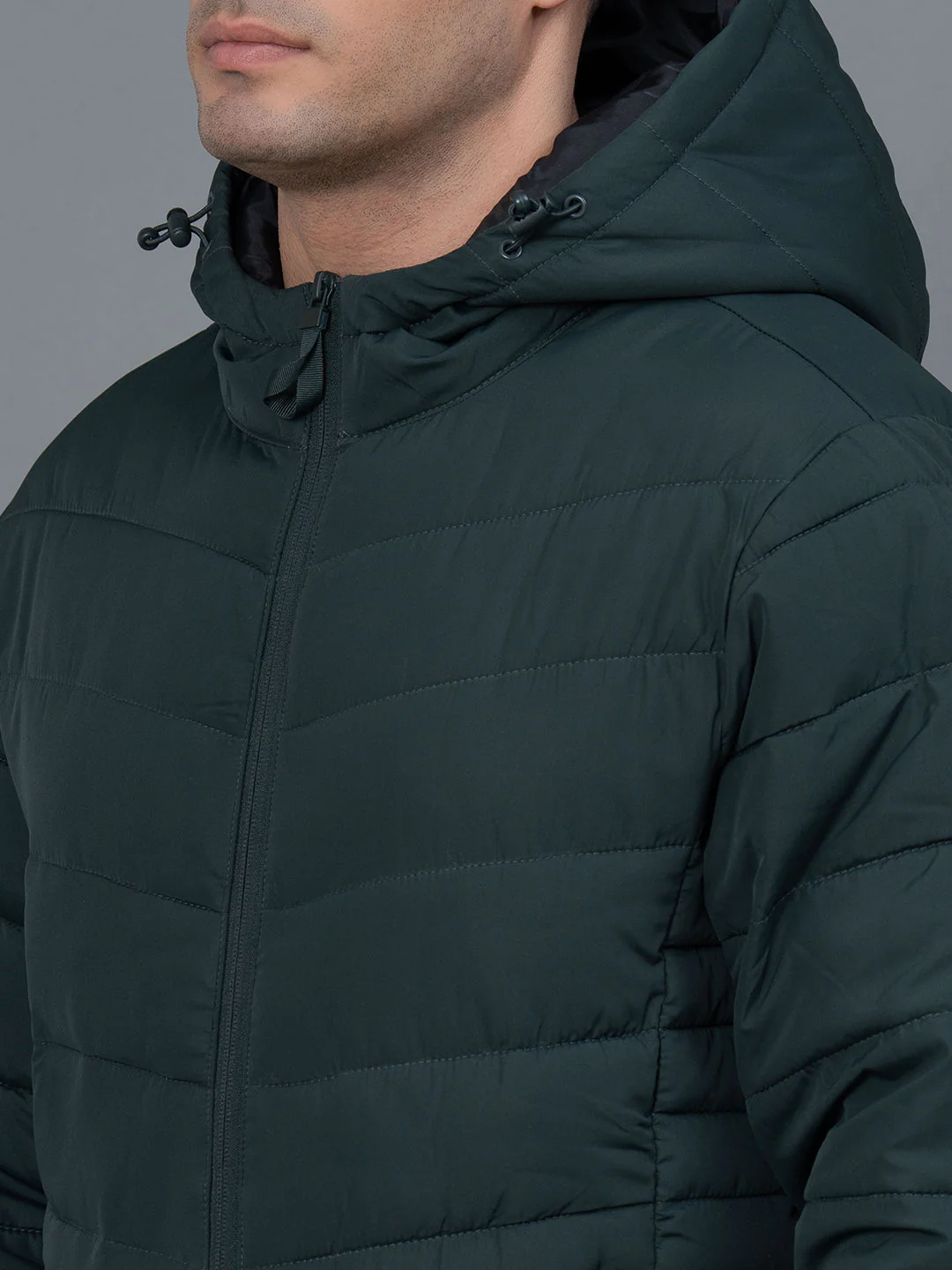 Casual Padded Jacket with Hood for Men - Image 4