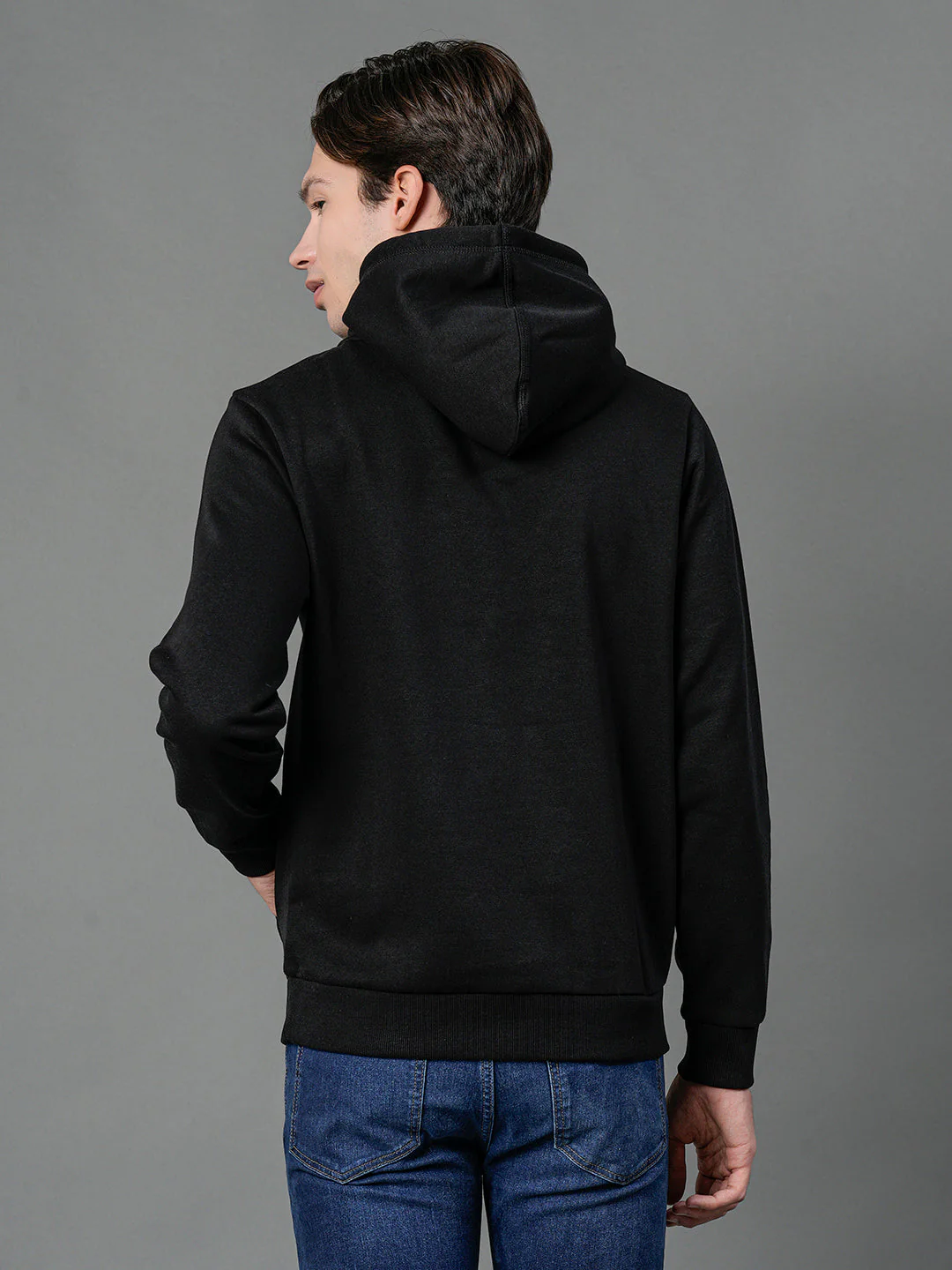 Casual Solid Hoodie For Men - Image 3