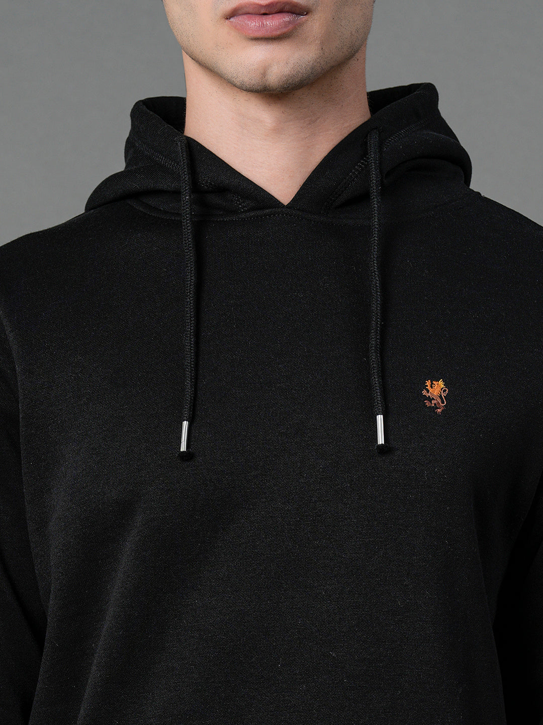 Casual Solid Hoodie For Men - Image 4