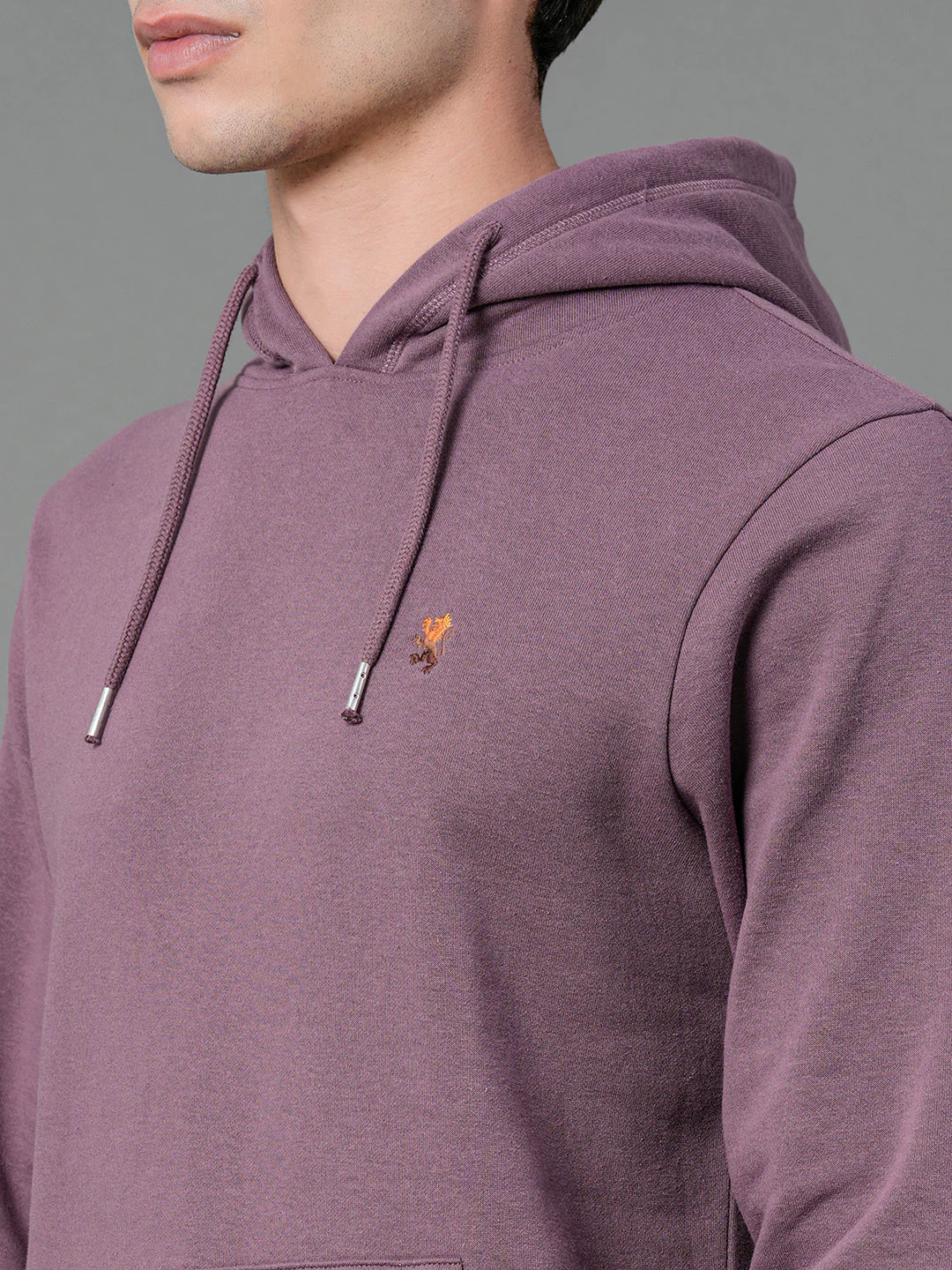 Casual Solid Hoodie For Men - Image 4