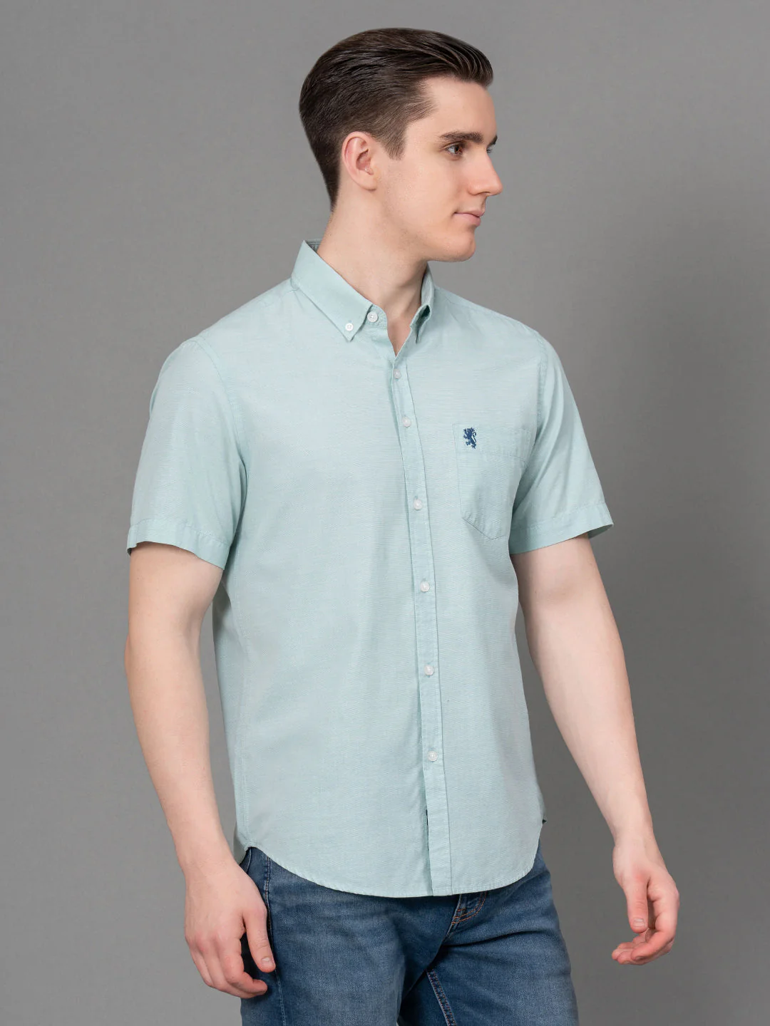Casual Solid Shirt For Men - Image 2