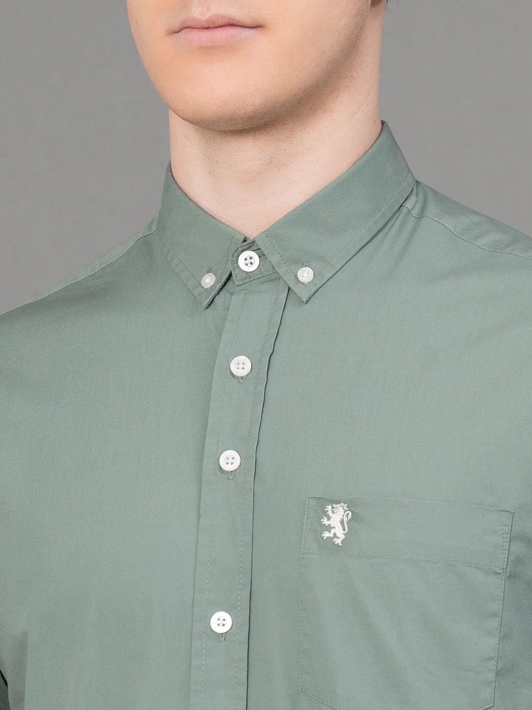Casual Solid Shirt For Men - Image 4