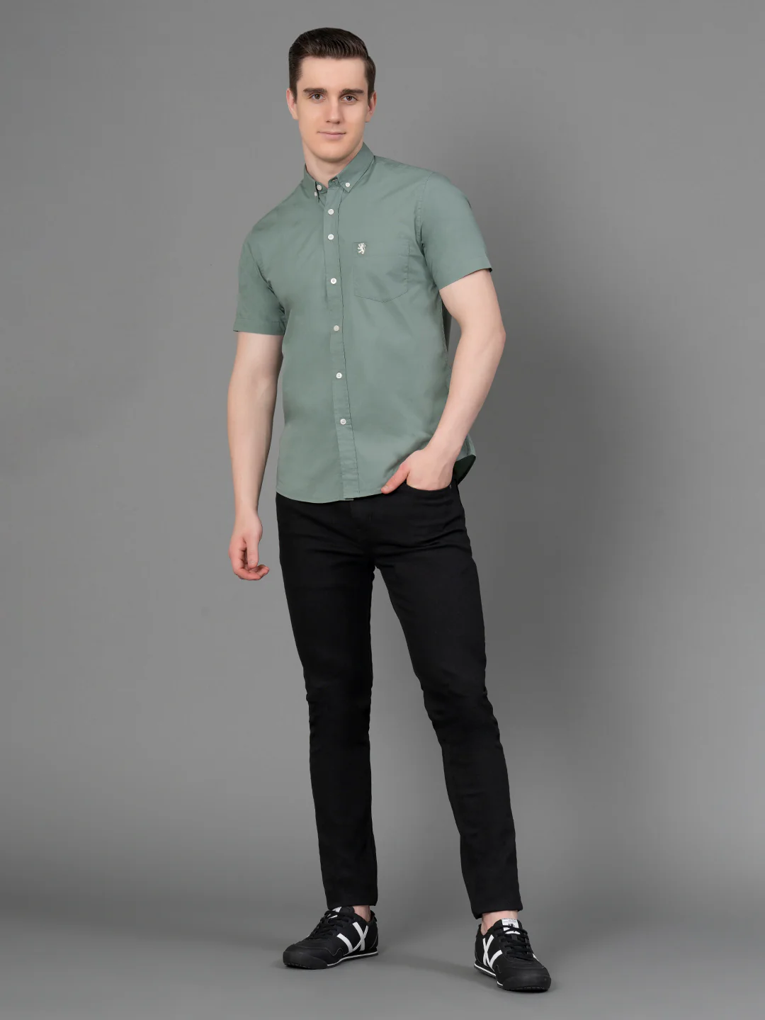 Casual Solid Shirt For Men - Image 5