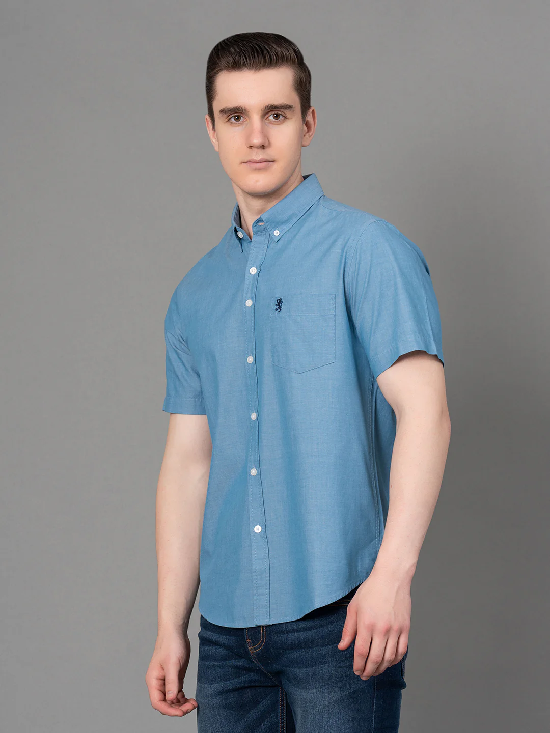 Casual Solid Shirt For Men - Image 2