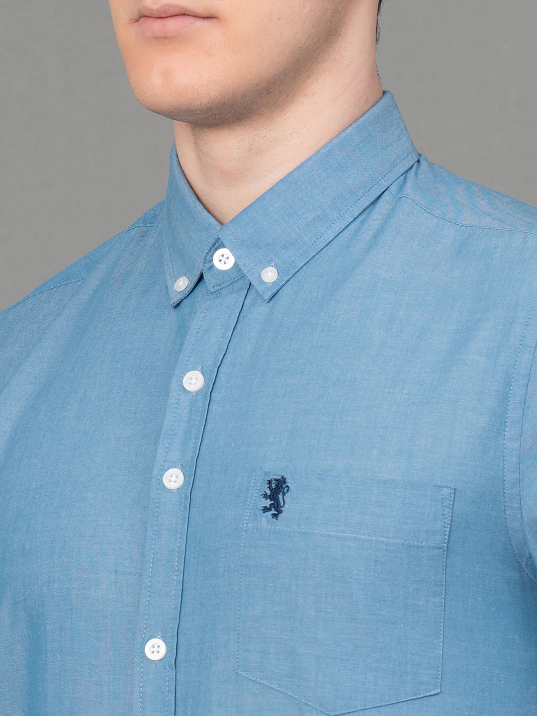 Casual Solid Shirt For Men - Image 4