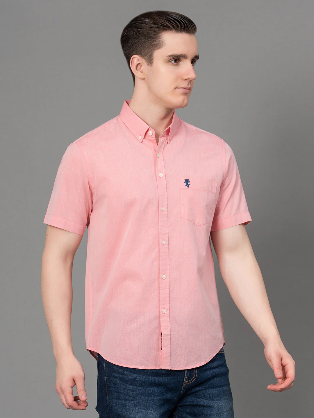 Casual Solid Shirt For Men - Image 2