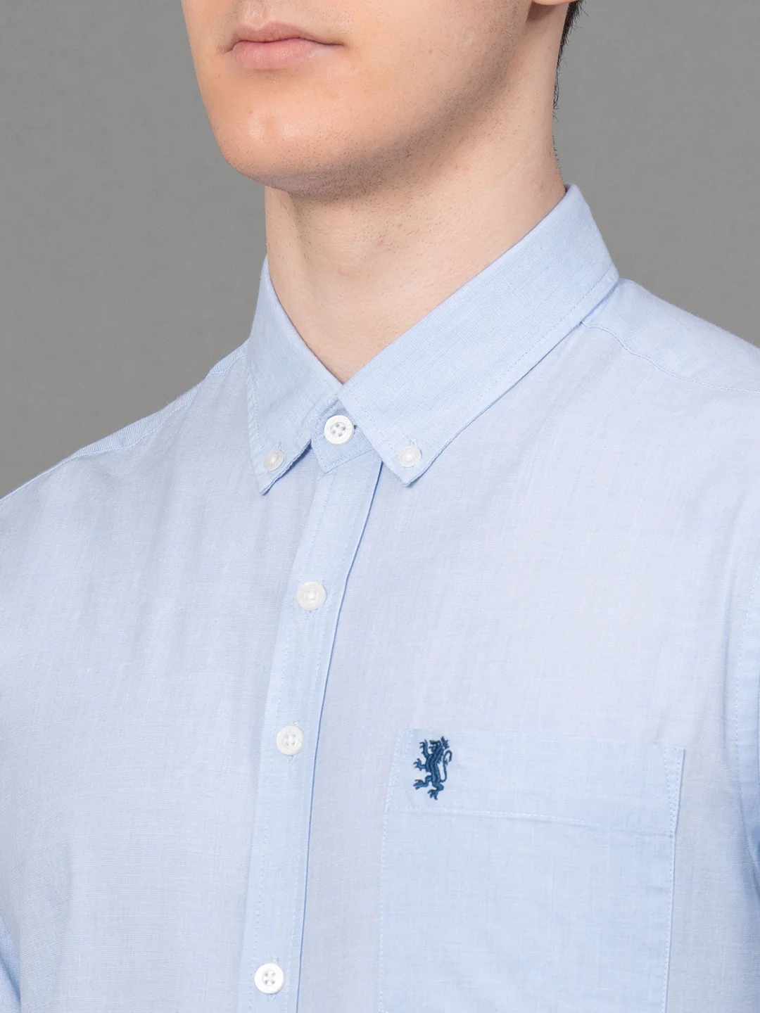 Casual Solid Shirt For Men - Image 4