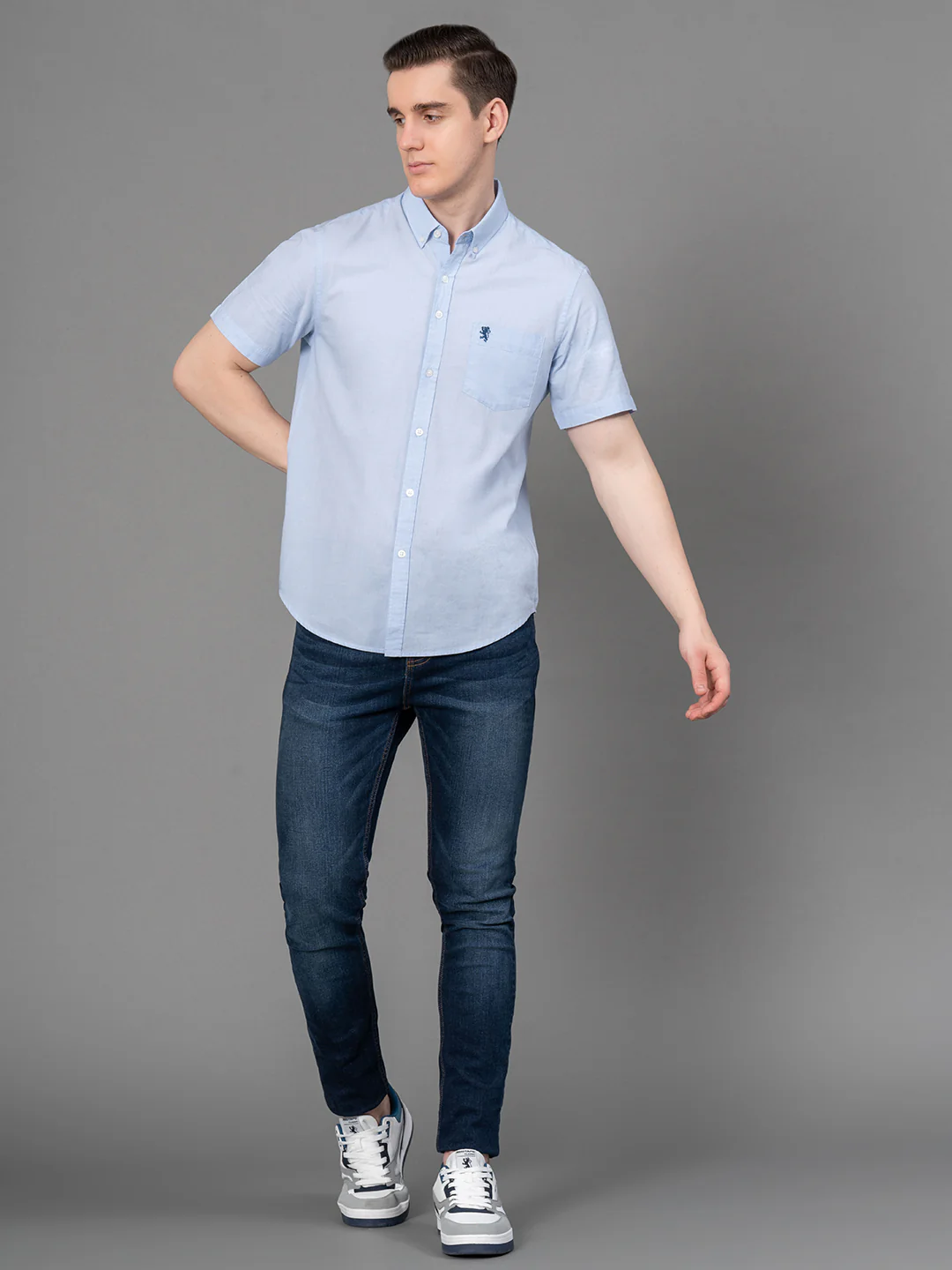 Casual Solid Shirt For Men - Image 5