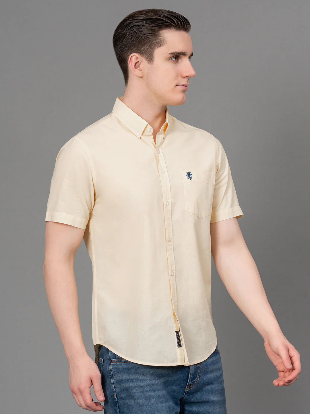 Casual Solid Shirt For Men - Image 2