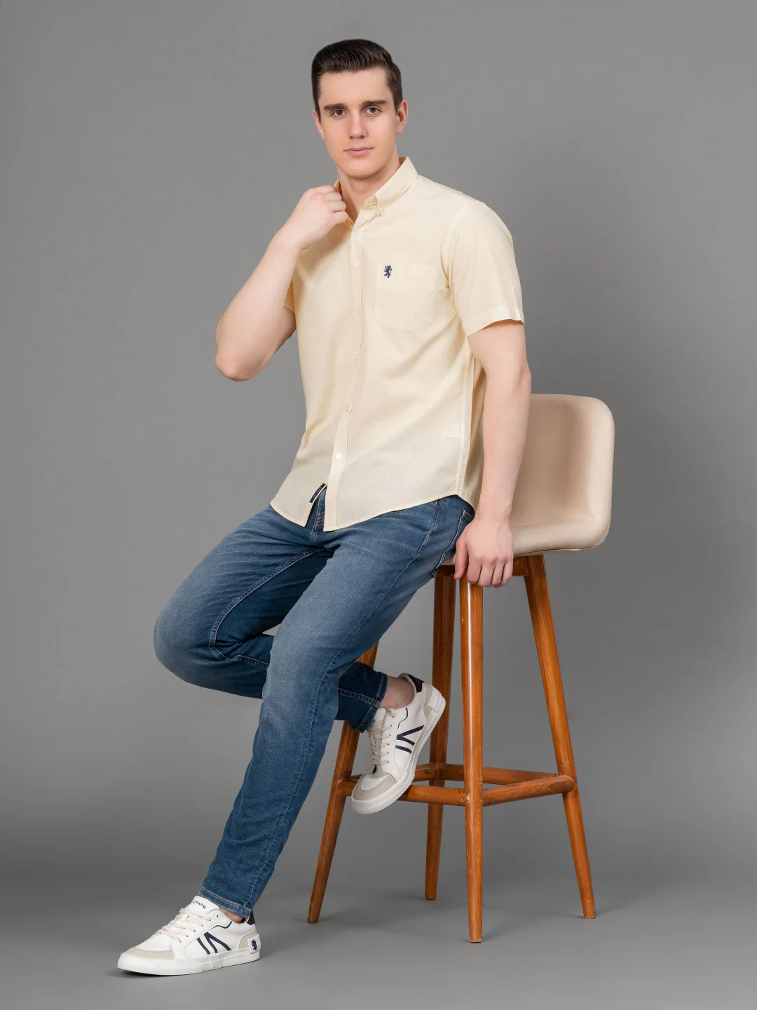 Casual Solid Shirt For Men - Image 5